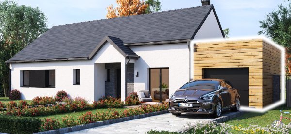 Extension maison séjour et garage